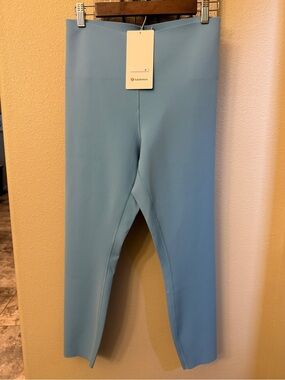 lululemon athletica Washed Blue Glow Up High Rise Tight Leggings Womens 12 NWT
